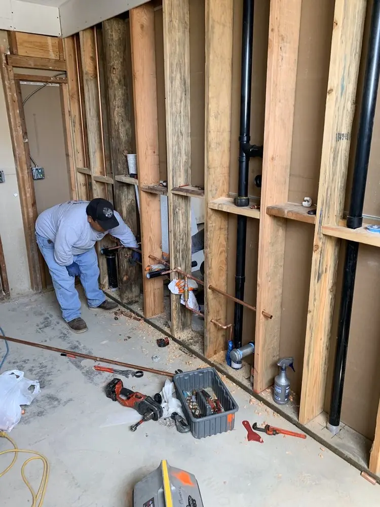 Commercial rough-in plumbing for Gas Line Repair in Oakville